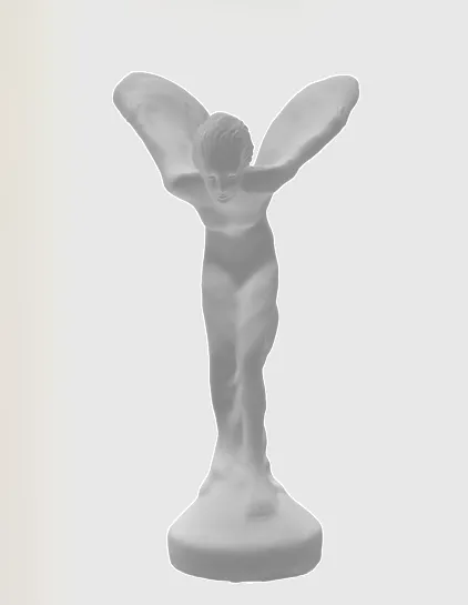 Rolls Royce's spirit of ecstasy. 