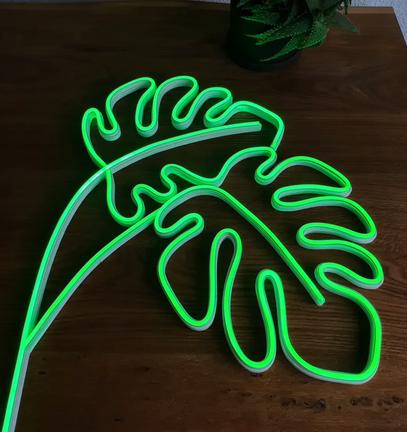 LED Neon Sign Monstrea Plant