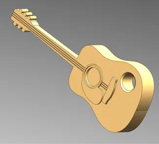 Guitar Key Chain Keychain