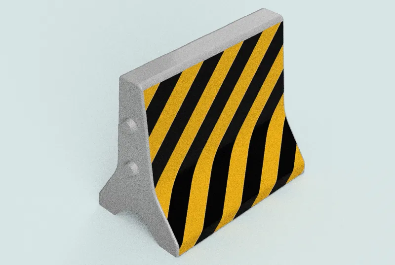 Jersey barrier 1/10 scale with connection