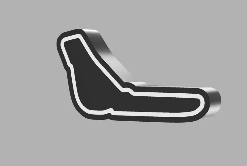 Lightbox Monza Circuit F1 car LED lamp 