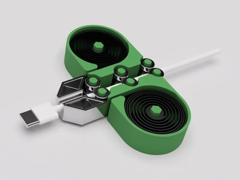 Retracting Cable Organizer (work in progress)