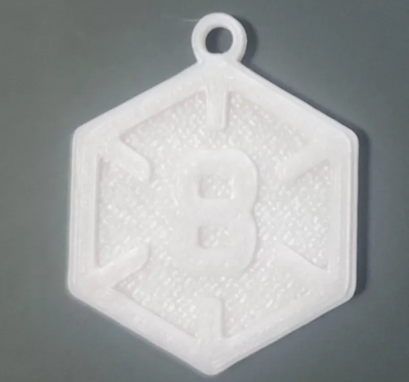 Ingress Level 8 Keychain