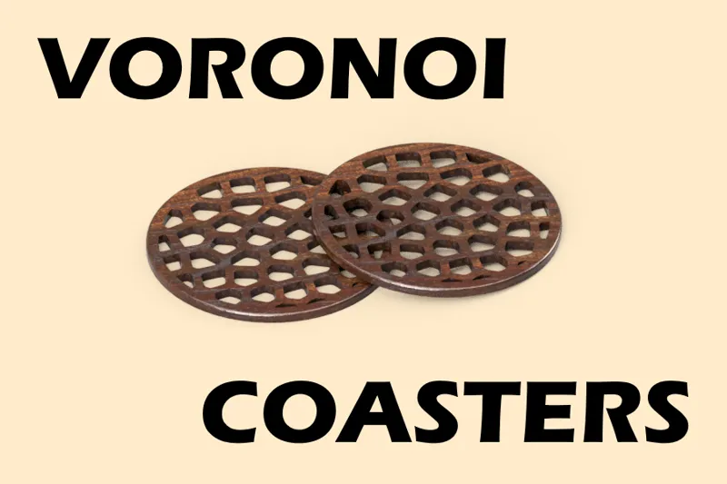 Voronoi coasters