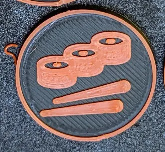 1€ Shopping Cart Coin - Sushi