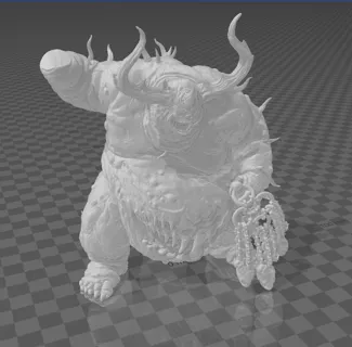 Dirty giant demon not clean