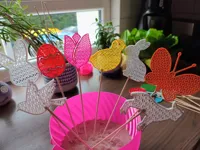 Pack de décorations de Pâques sur bâtonnet — photo 1