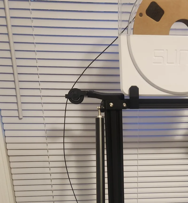 Creality filament wheel guide