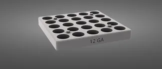12 Gauge Stackable Reloading Tray/Block (25)