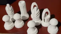 Jeu de pièces d'échecs — photo 1