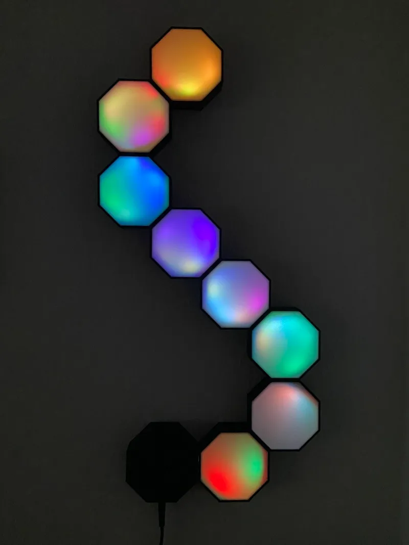 Hexagon Lampe für WLED