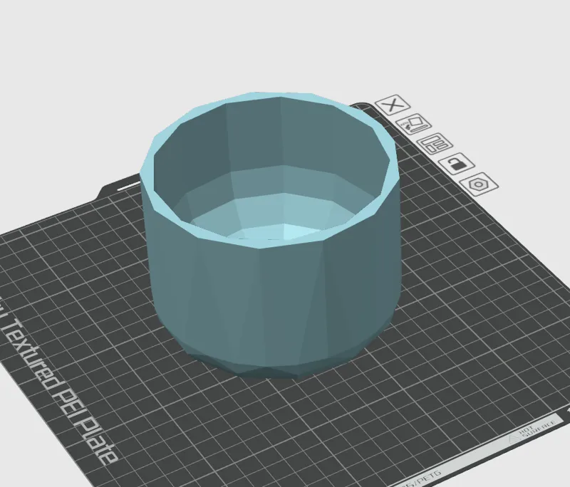 Cup with top