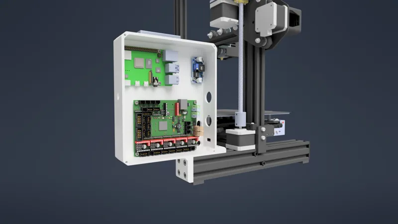 Ender 3 Side Mounted Electronics Box