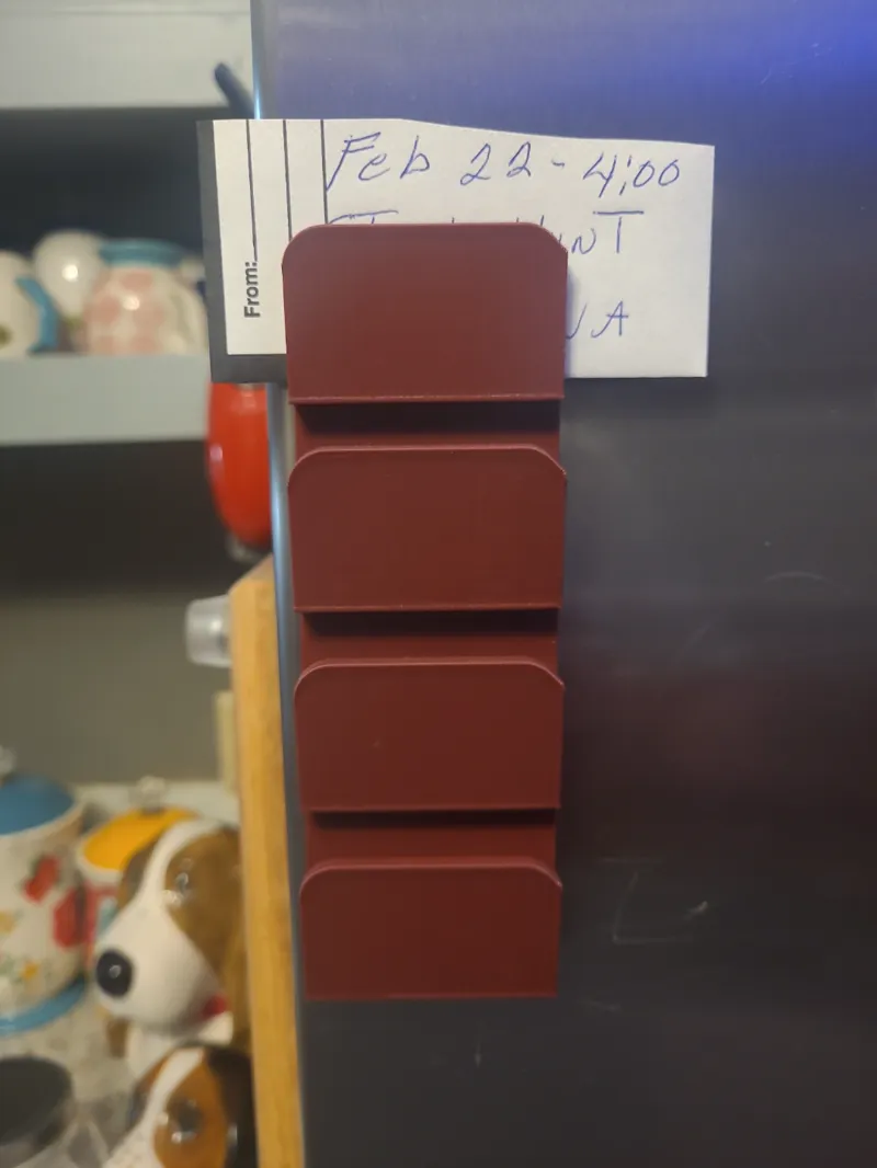 magnet card holder
