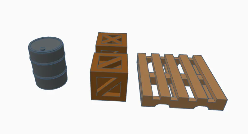 Crates, pallet, and barrel