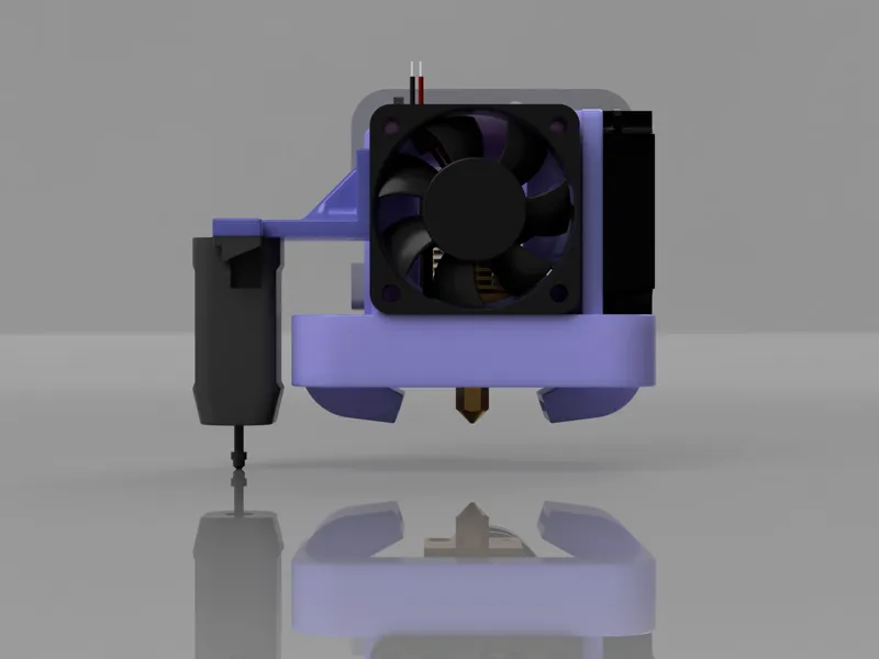 The Mini Satsana for Ender 2 Pro W/ Bltouch/Cr-Touch Mount