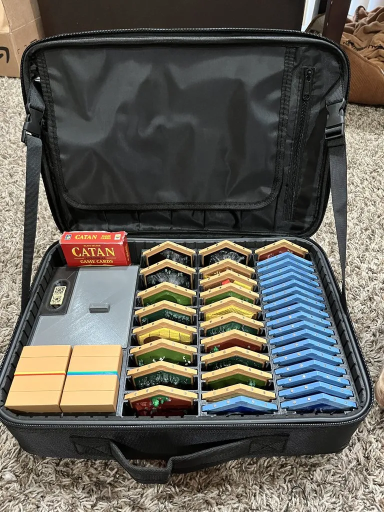 Catan Storage Box w/ Player Piece Holders