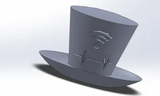 Vox Hat from Hazbin Hotel