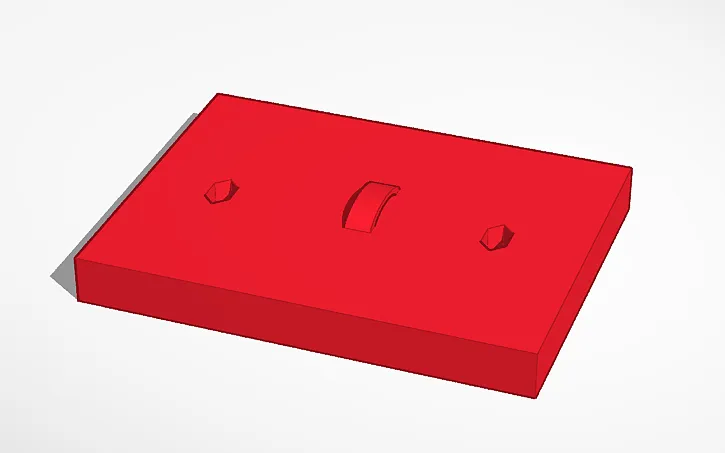 Sinker for electroplating 3d printed parts