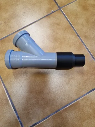 Absaug Schlauch Adapter 50mm Spiralschlauch auf HT 50 Rohr (Männlich)