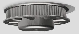 80T 6mm Pulley vor voron 2.4