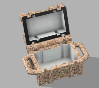 Military Crate Working Hinge Small