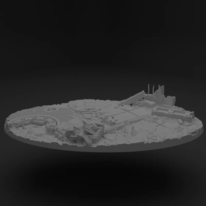 170mm tabletop base  topper (oval)