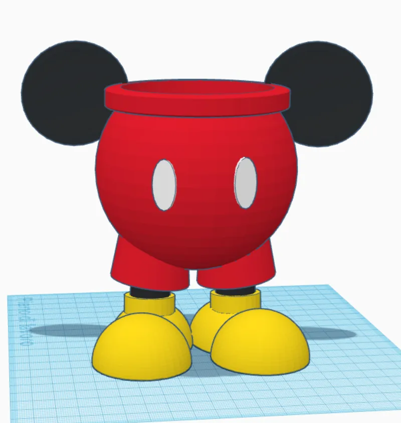 Mickey Mouse pen holder (no AMS)