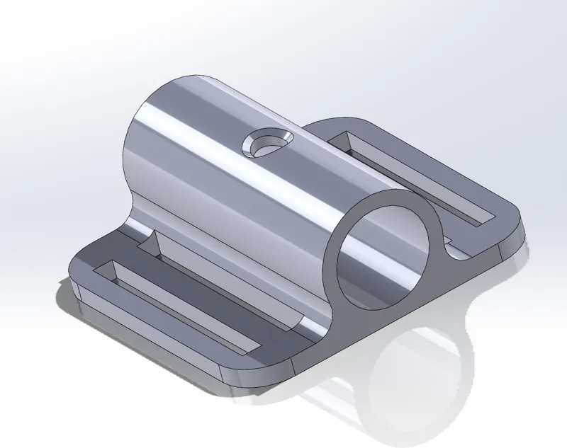 Universal zip-tie holder for 6mm tubes / rods