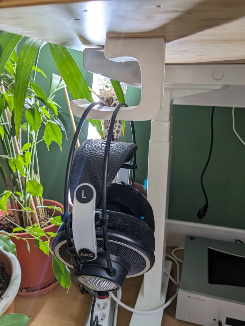 HeadPhone Holder Underdesk