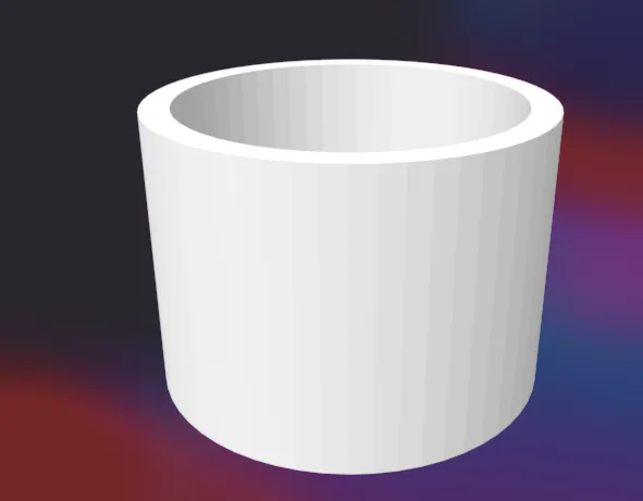 Single box with lid / Round storage box 