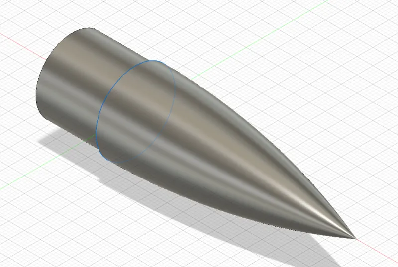 Rocket Nose Cone (25mm_OD)