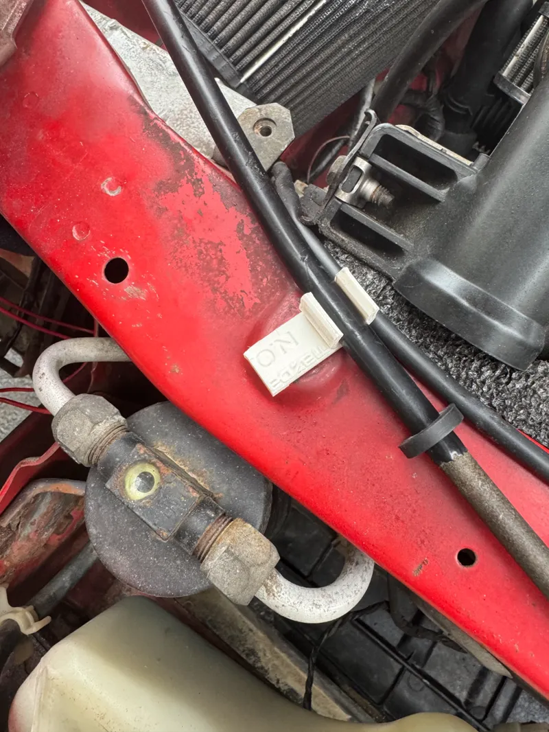 Hood Prop holder