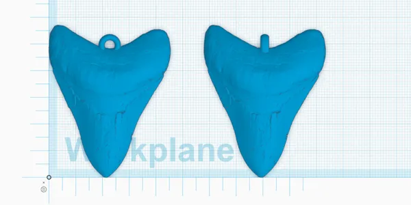 Pendentif dent de requin