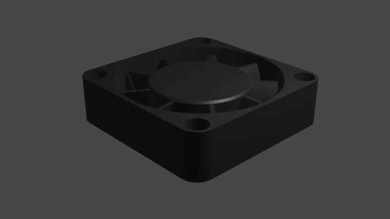 40mm FAN (detailed model) 