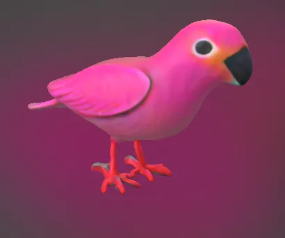 A parrot (for painting)
