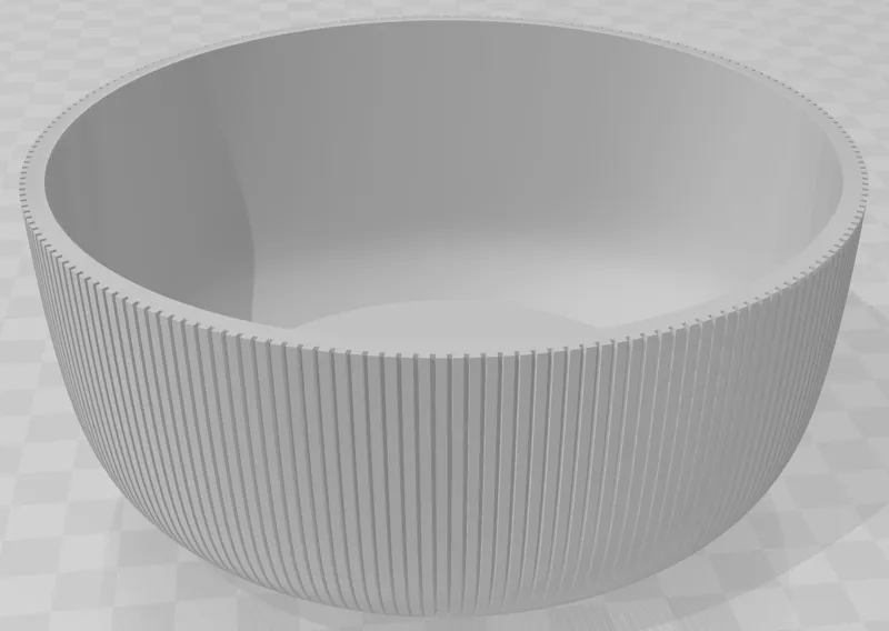 Vertical Spiral Bowl