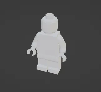 Brick blank figure