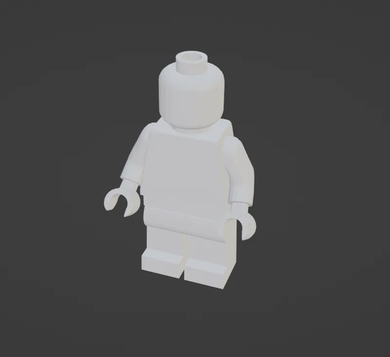 Brick blank figure