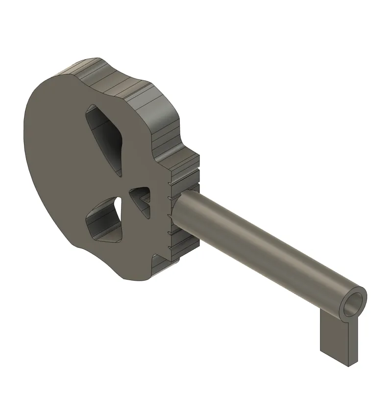 Old skull key