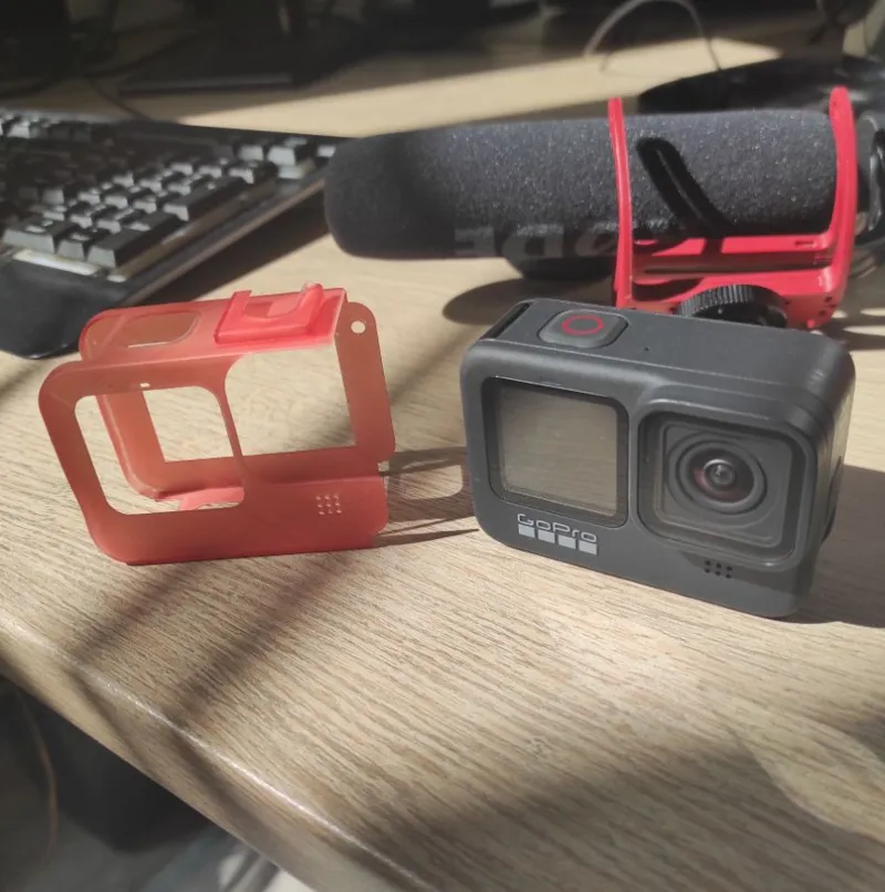 case GoPro Hero 9 avec support micro 