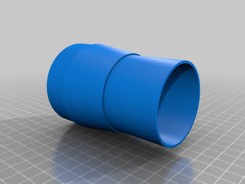 66mm to 55mm model Rocket Transition