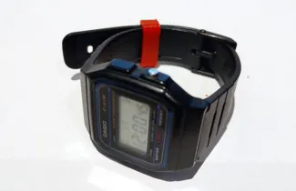 Parametric watch strap loop replacement (Casio F-91W) 