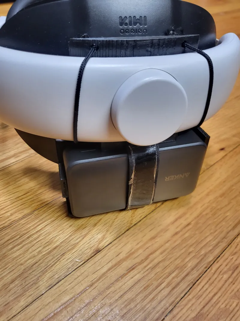 Kiwi design head strap Anker 10000 battery mount