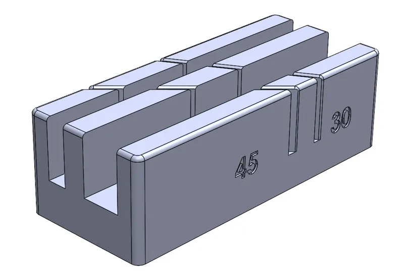 Mitre Box 60 45 30 degrees _ Sawing under an angle