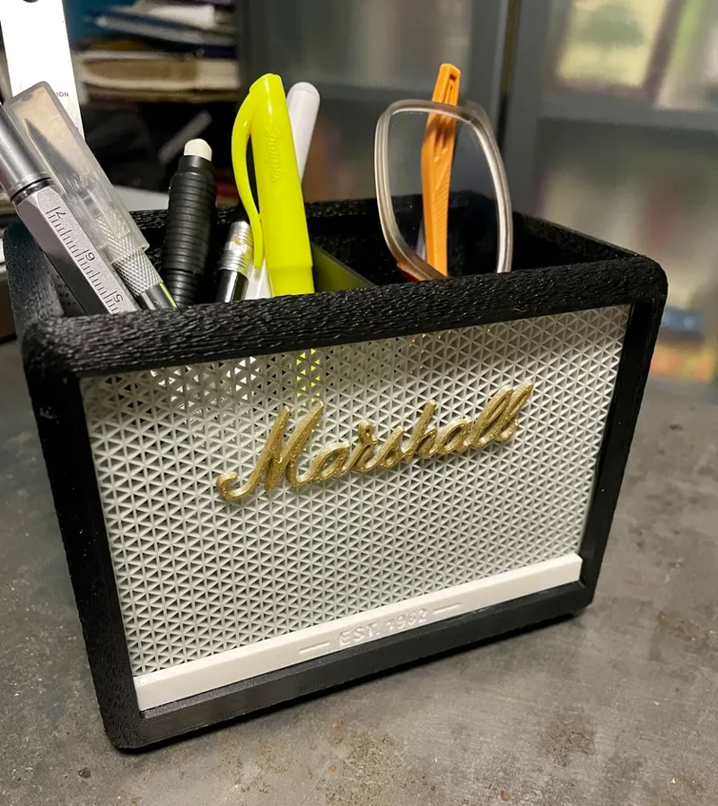 Marshall Amp pencil holder redux
