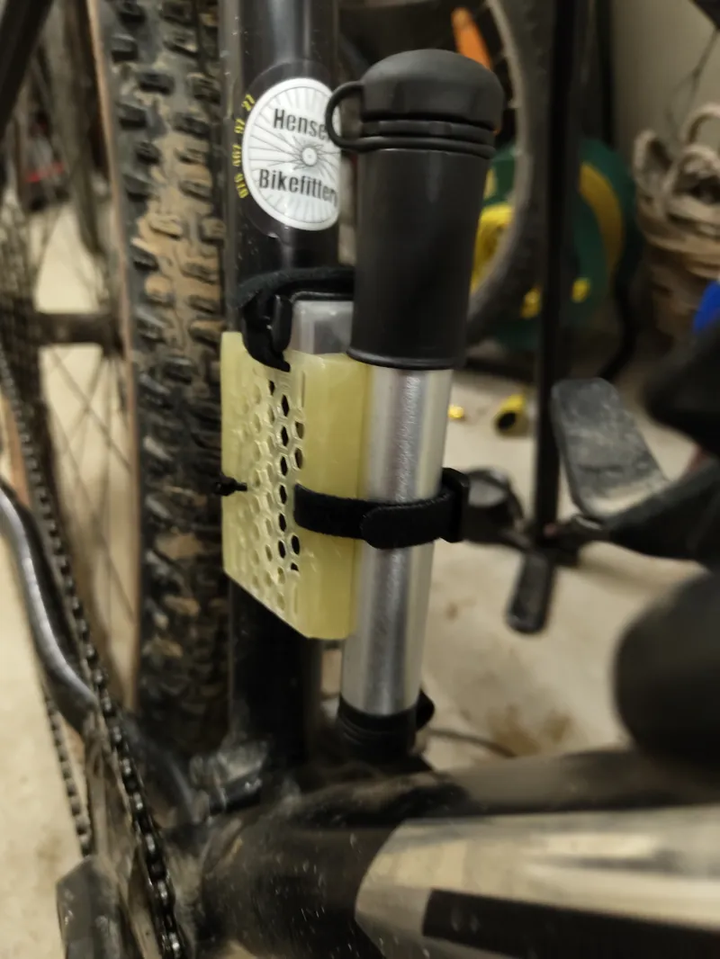 Bike mini Pump and Tube Patch Kit Holder for 32mm Seat stay