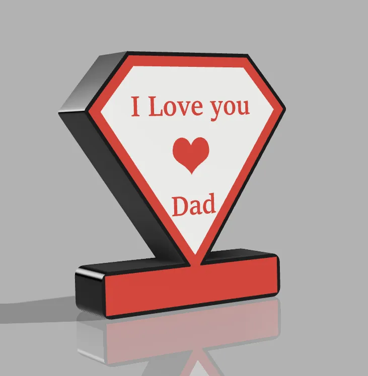 Dia Do Pai Led Lamp