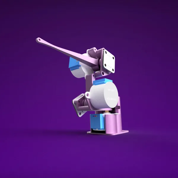 Bras robotique économique à moteurs pas-à-pas