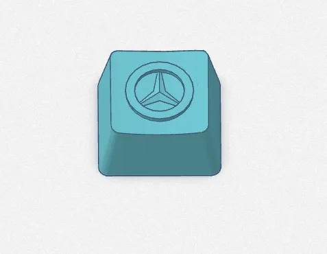 mercedes key cap